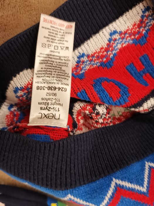 Новогодние, рождественские свитера от 1.5-2 до 3-4 лет, Next, Zara, Tu