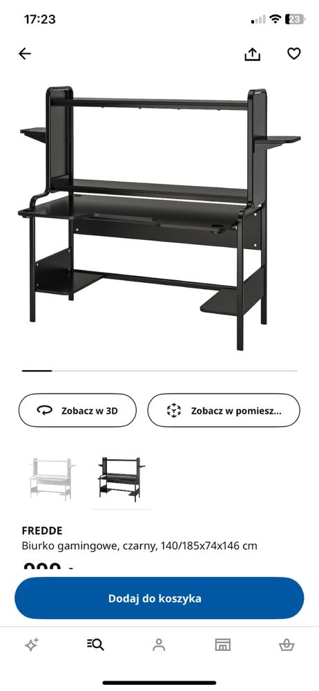 Biurko-gamingowe-Ikea-Fredde
