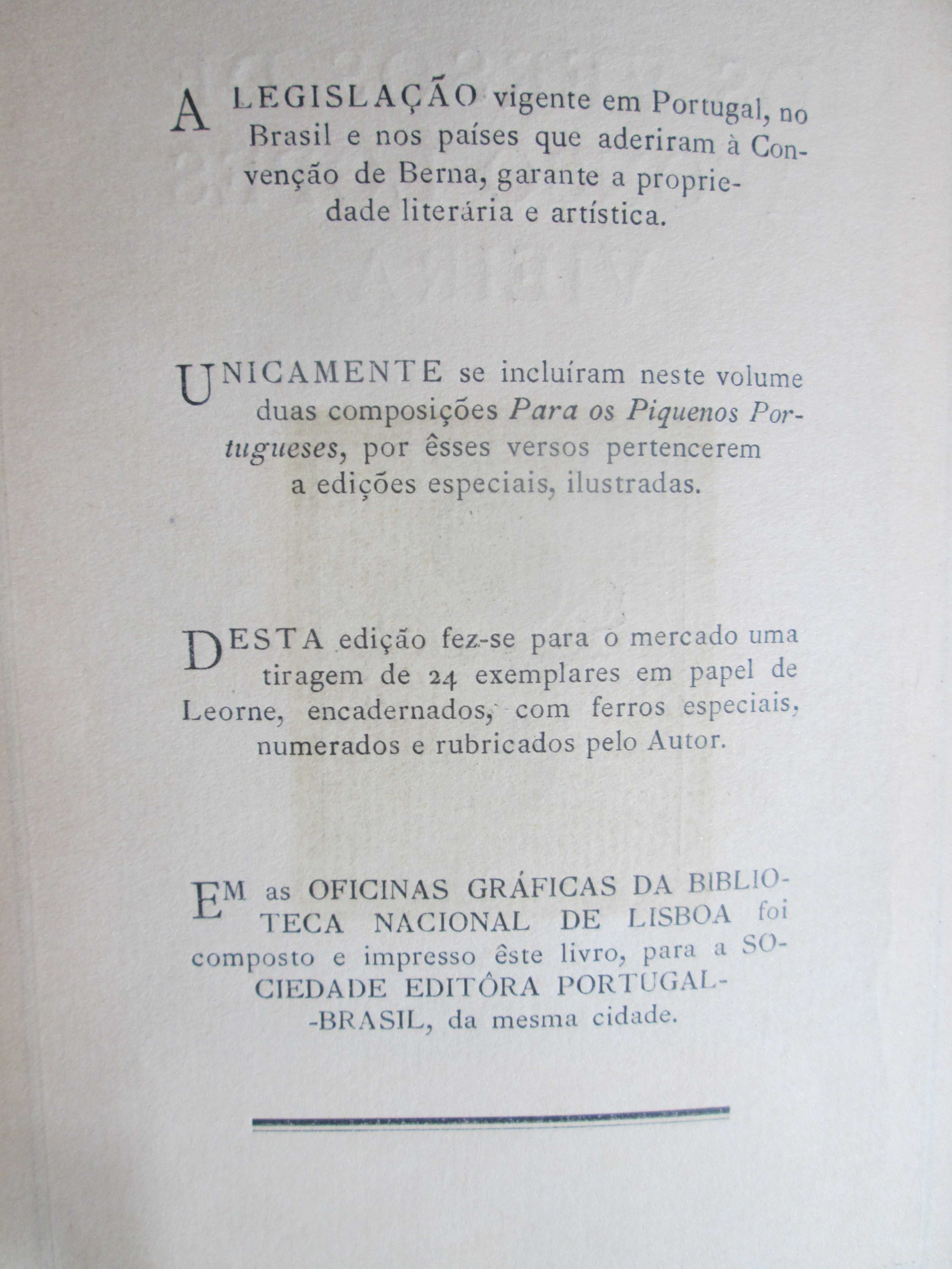 Os Versos de Afonso Lopes Vieira