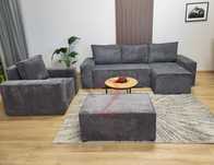 Narożnik Rogówka USB Kanapa Sofa Fabio Łóżko BONELL Fotel Pufa+GRATIS