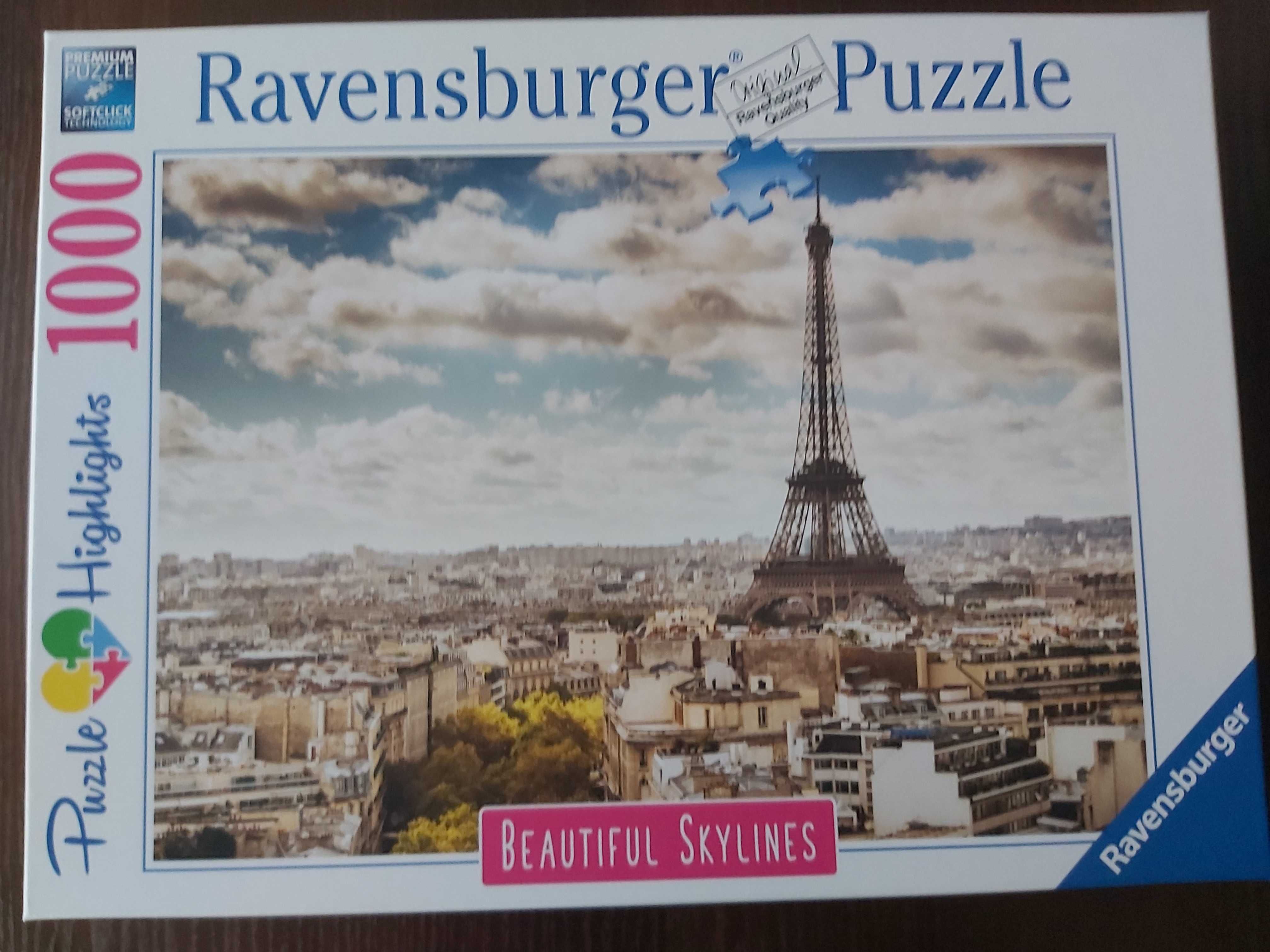 Puzzle Ravensburger 1000el. Paryż