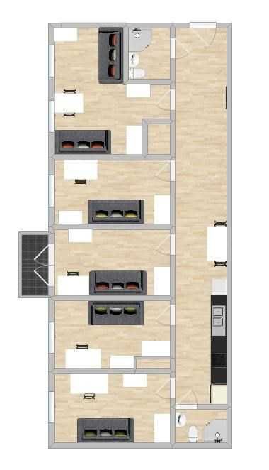 PROMOCJA, Jednoosobowy pokój w centrum, ul. Legionów 40, BRAK PROWIZJI