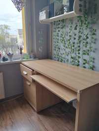 Duże biurko drewniane