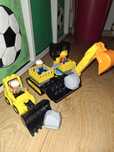 Lego duplo maszyny budowlane koparka spychacz