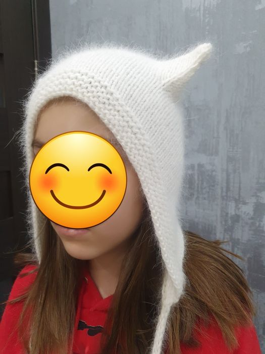 Чепчик,  котошапка,  чепчик з вушками!