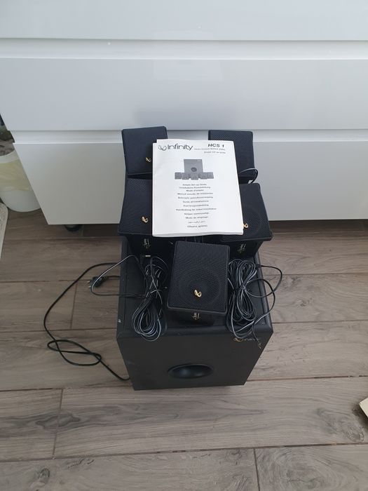 INFINITI Сабвуфер  активний и 5 колонок.