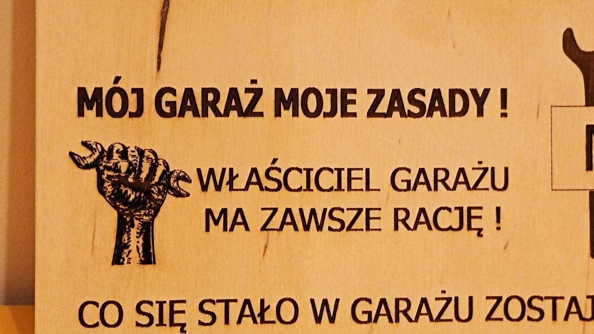 Zasady garażu, mój garaż moje zasady