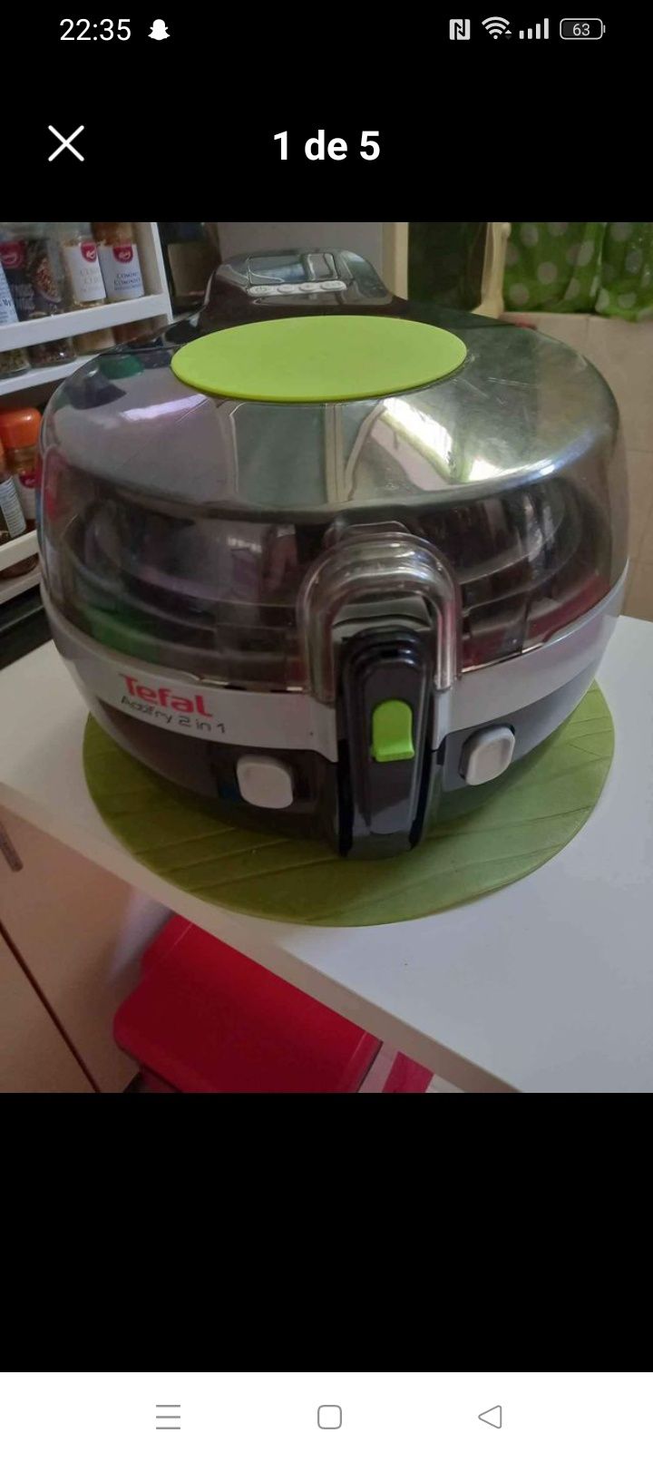 Acty fryer 2 em 1 da tefal