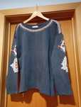 Camisola com missangas Zara