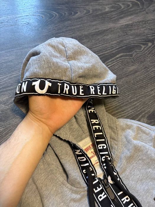 зип худи True religion на лампасах оригинал