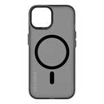 Etui Decoded Transparent Grip Case z MagSafe do iPhone 15 Plus - szaro