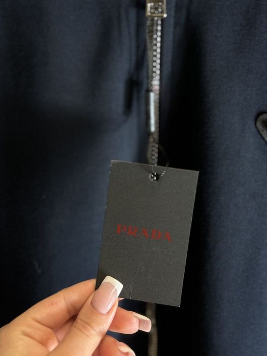 ЦЕНА ТАКОГО ОТ 4000!PRADA Мужской спортивный костюм весенний темносини