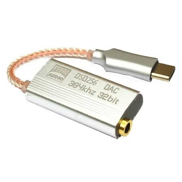 ЦАП з підсилювачем для навушників ESS SABRE ES9318 DSD256 384KHZ/32BIT