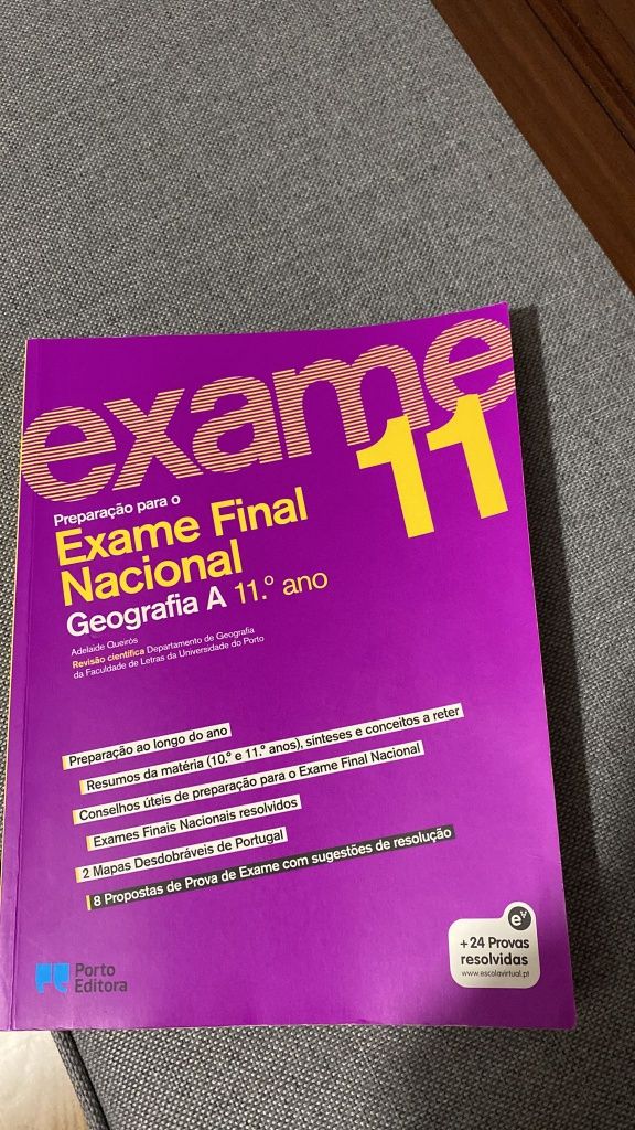 Preparação exame final de Geografia 11° ano - escrito