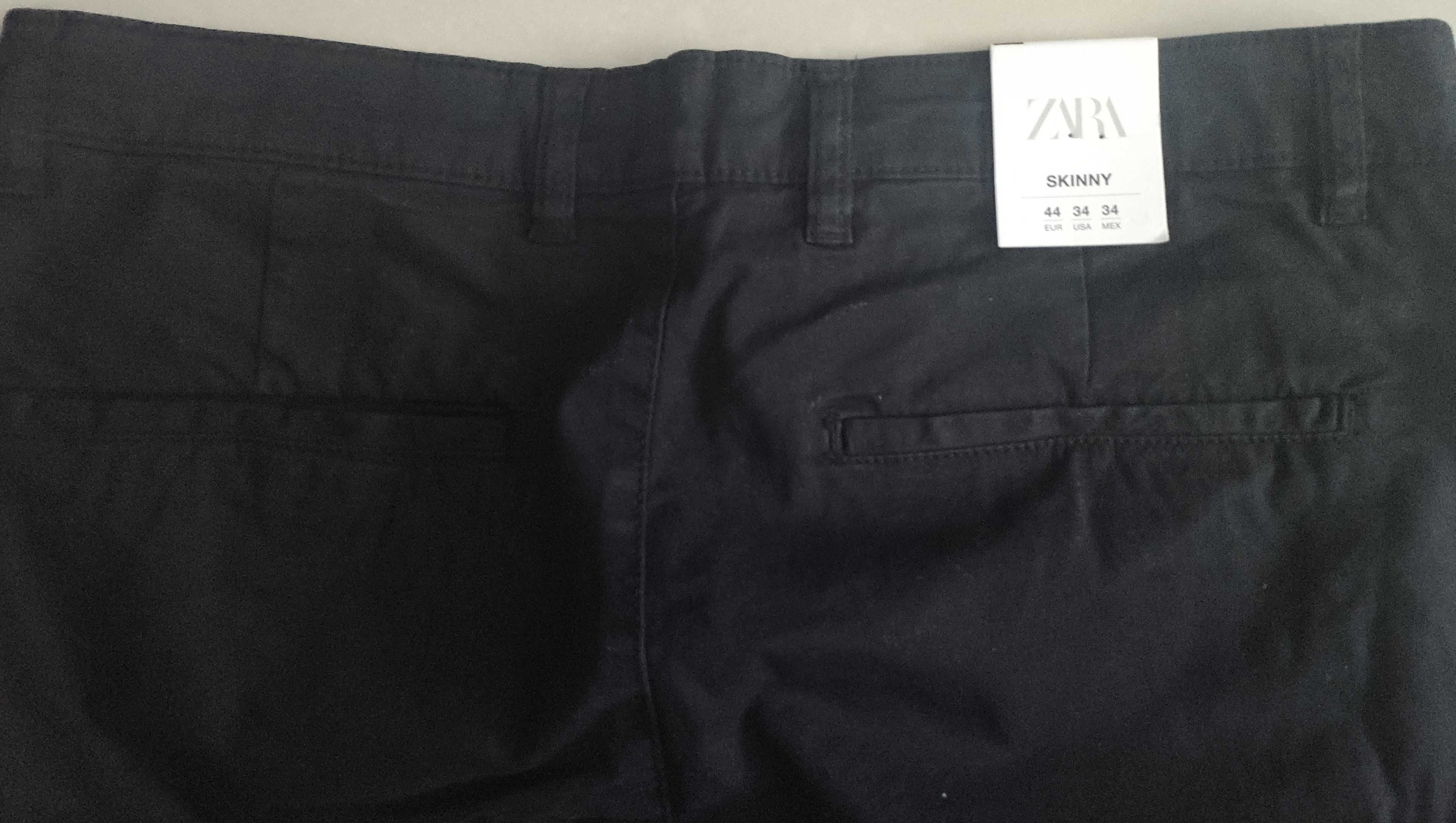 Nowe męskie spodnie ZARA Skinny Fit rozm.44