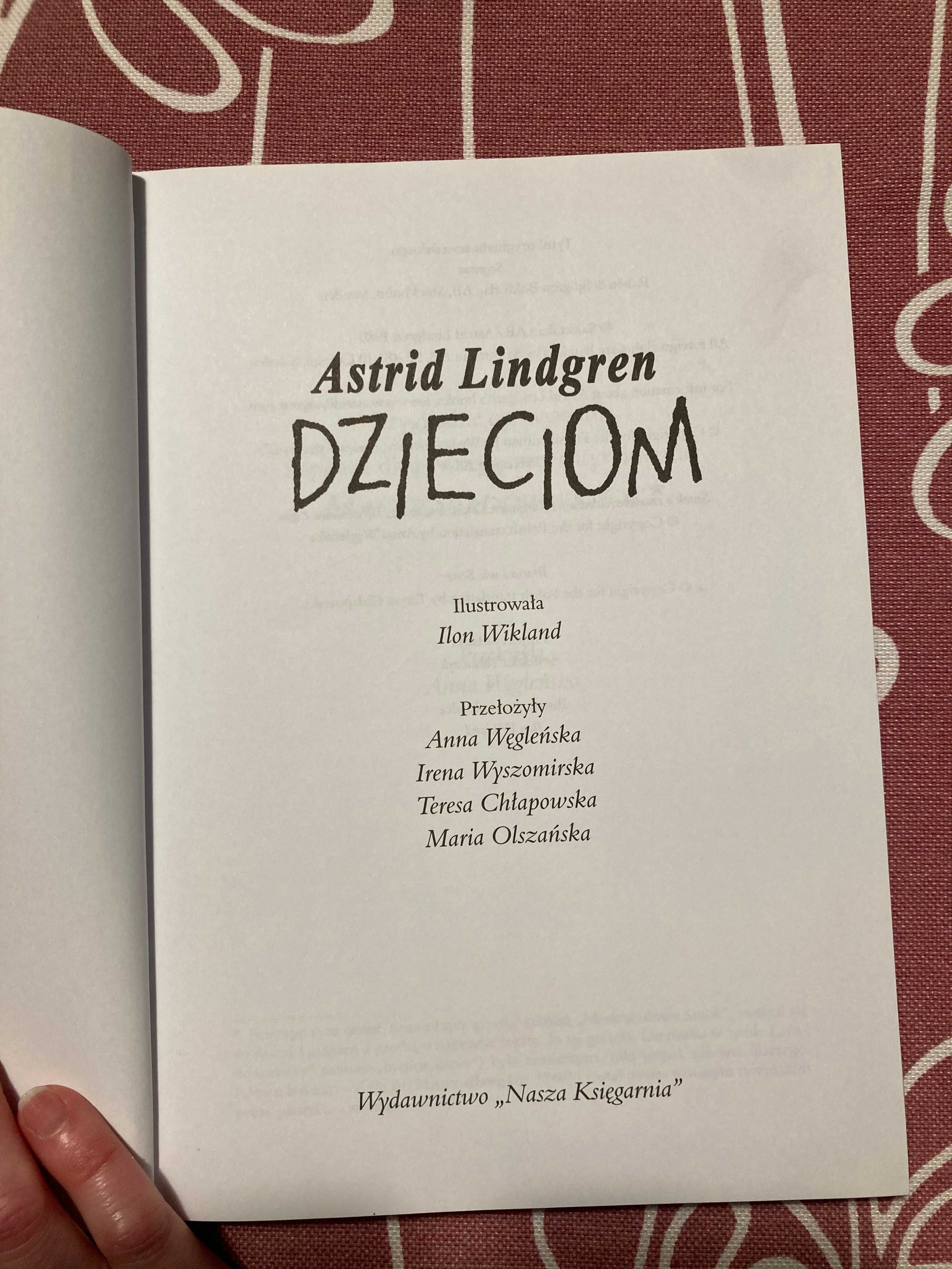Książka Astrid Lindgren dzieciom