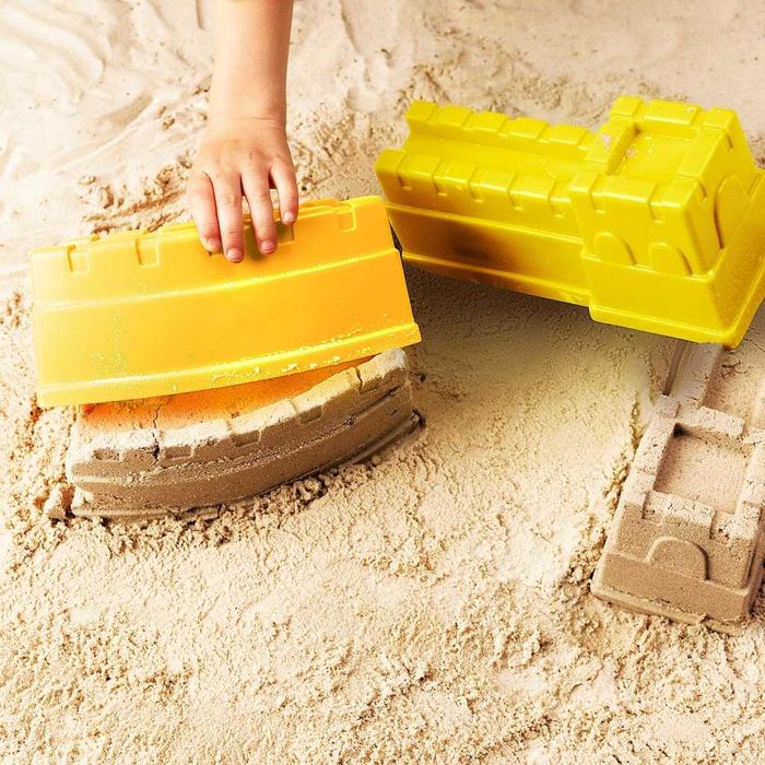NOWY zestaw do piasku / wody_IKEA SANDIG Foremka_zamek + MARIONEX Kaja