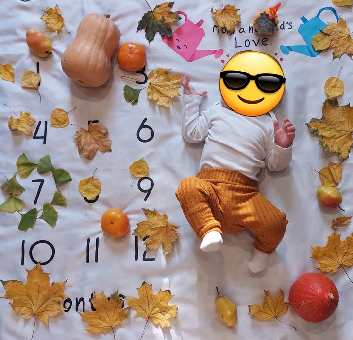 Фотофон фон для фото фотопёленка детский на каждый месяц