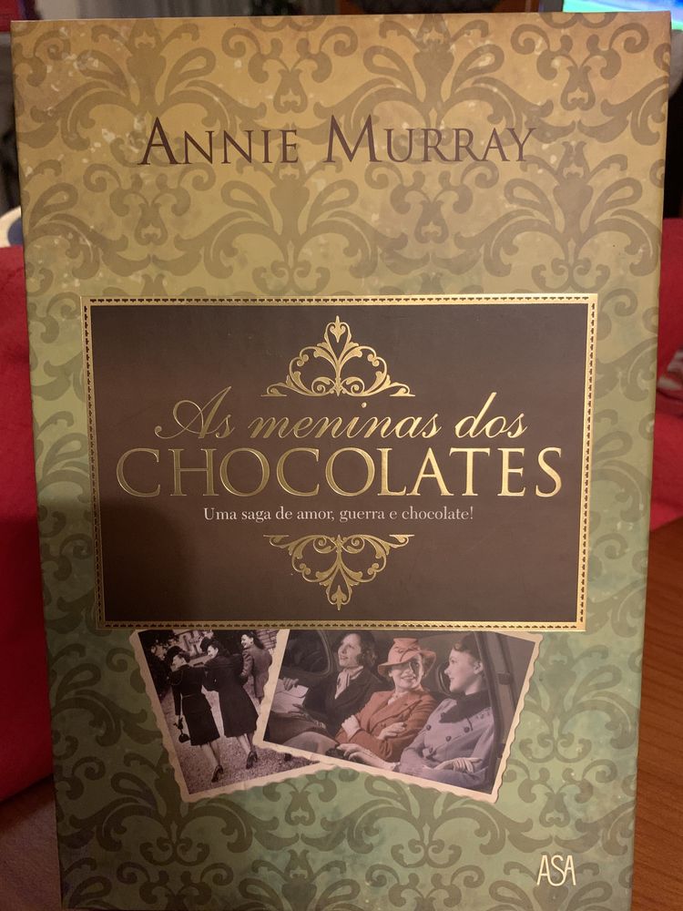 Livro As meninas dos Chocolates com caixa de oferta