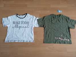 2x t-shirt dziewczęcy 148/152