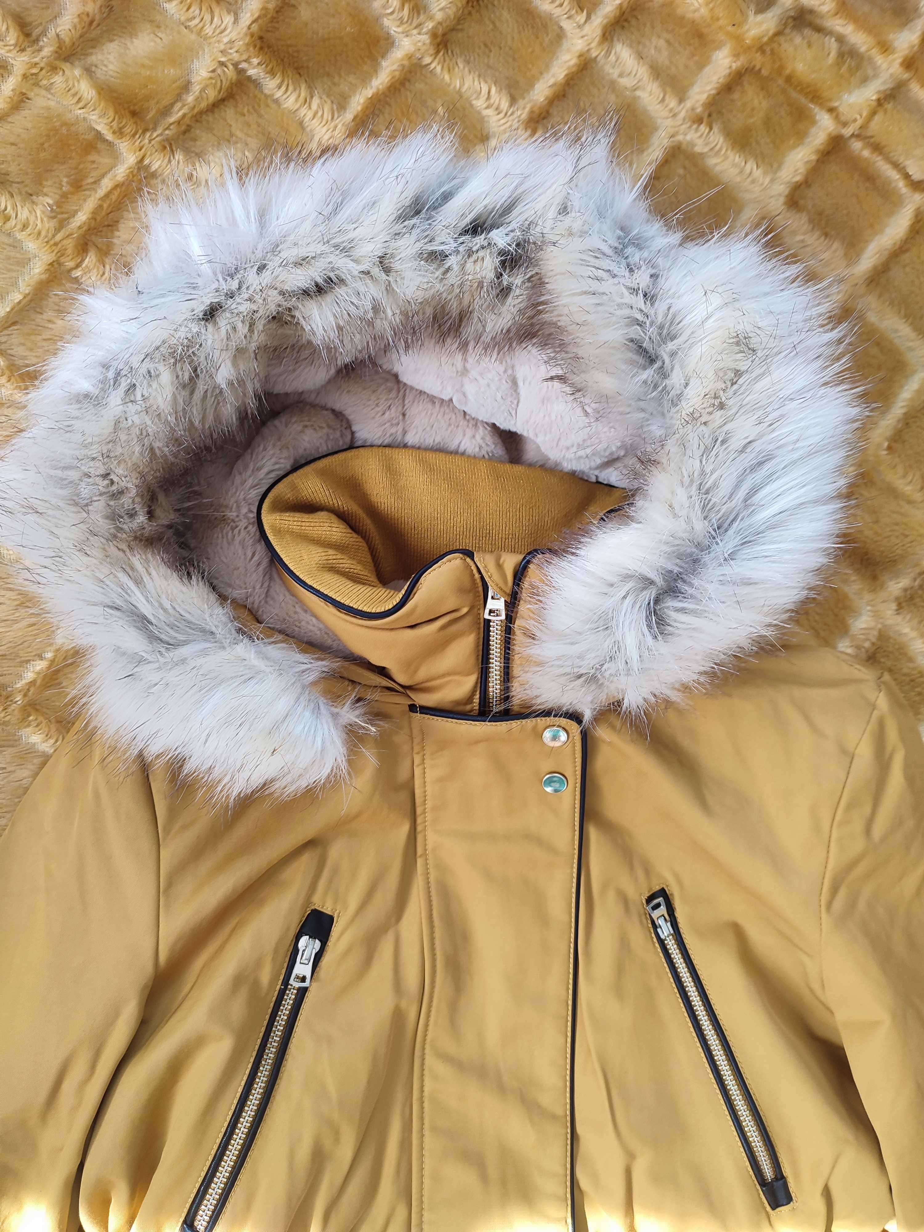 Parka Zara kurtka płaszcz S