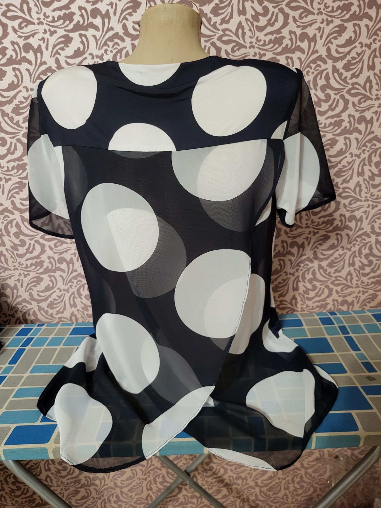 Блуза 48р новая натуральная ткань