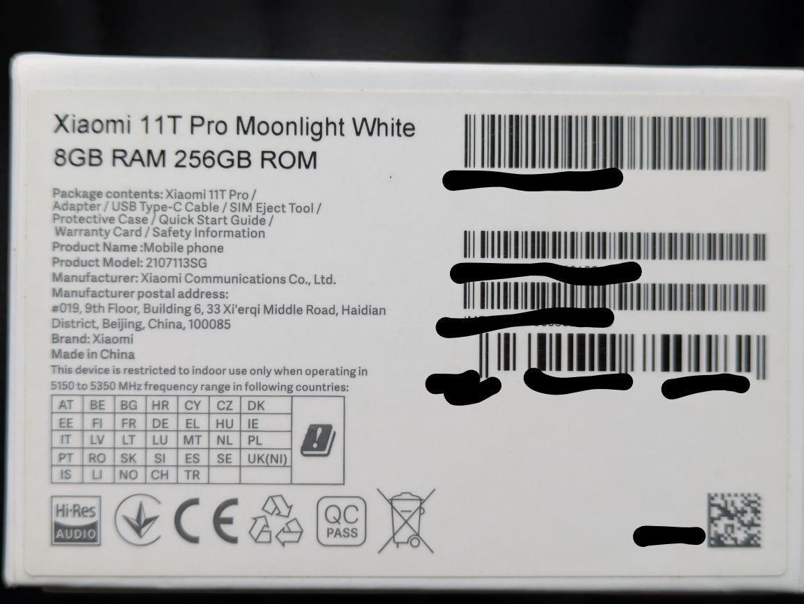 Telemóvel Xiaomi 11t pro
