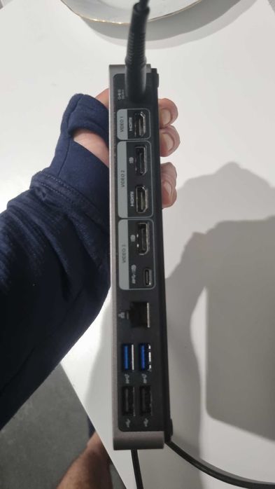 Stacja dokująca aktywna gwarancja HyperDrive 14-Port USB-C
