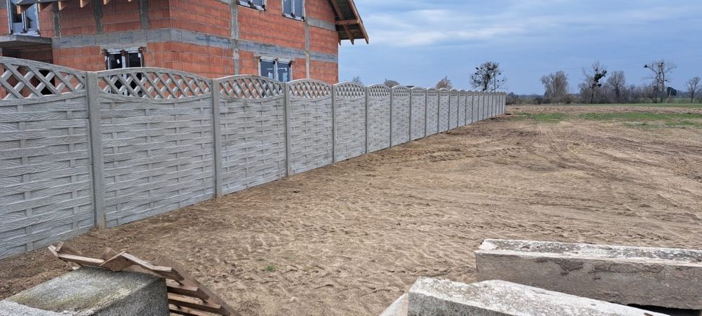 Ogrodzenia beton betonowe płoty