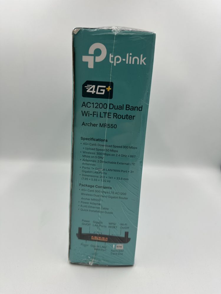 TP-Link Archer MR550 Router 4G+ Cat6 300 Mbps, Wi-Fi AC1200