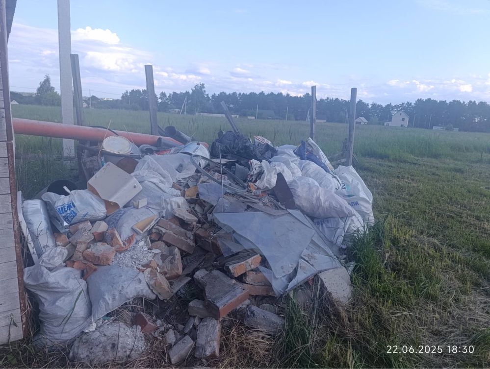 Вивіз будсміття мотлоху меблів гілок Брюховичі Підрясне Бірки Кожичі