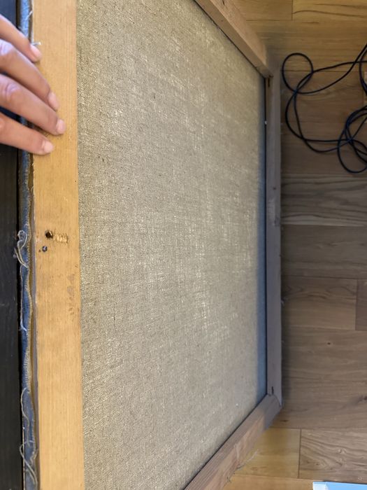 Obraz olejny płótno park wieczorny dzieło 81 x 66 cm