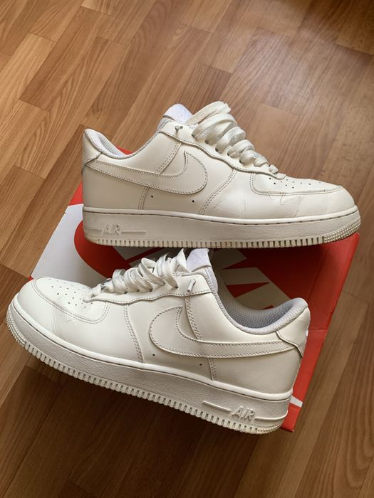 оригинал nike air force 1 low белые кроссовки найк форсы drill drip