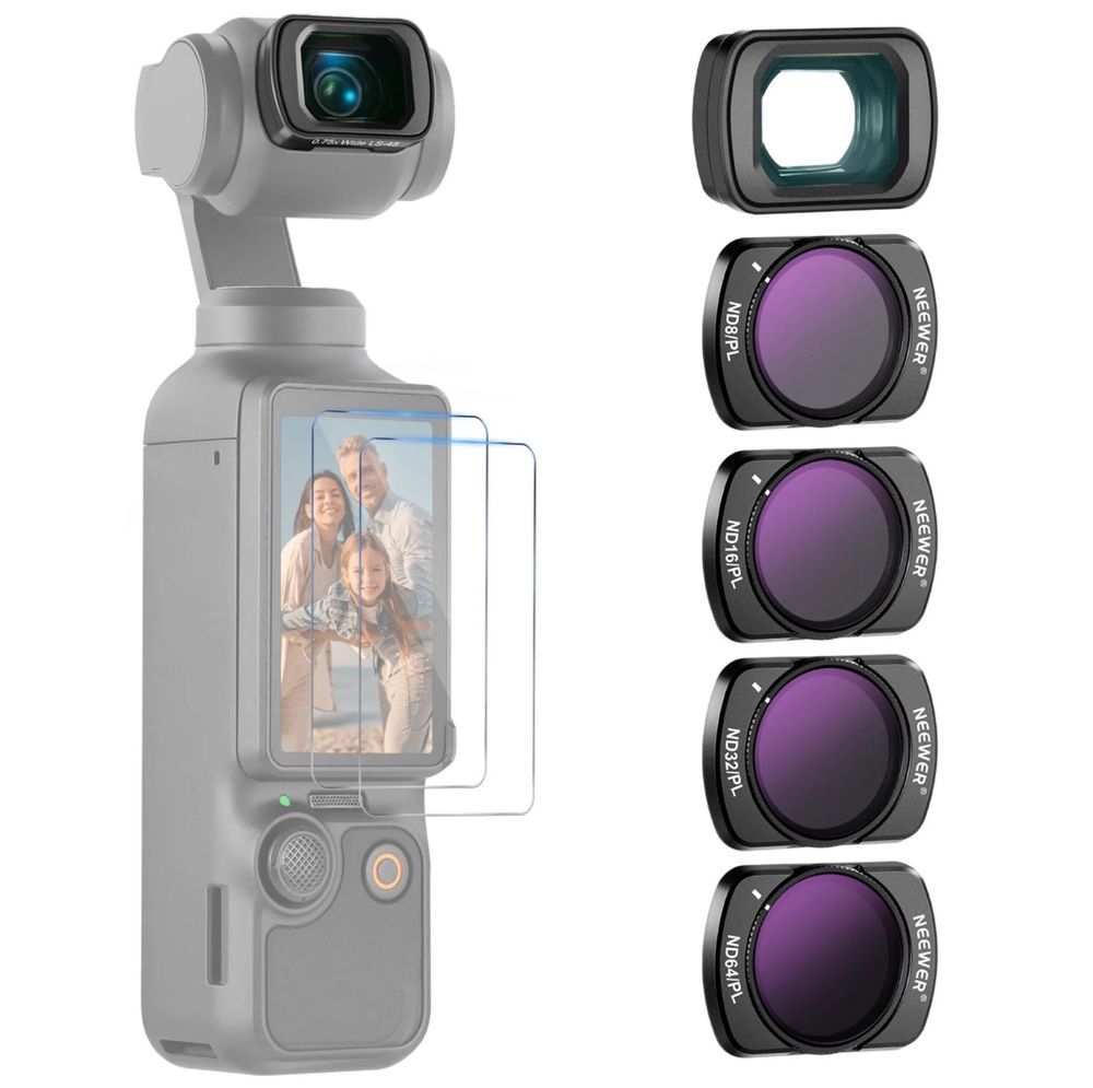 DJI Osmo Pocket 3 – Como Novo + Kit de Filtros NEEWER