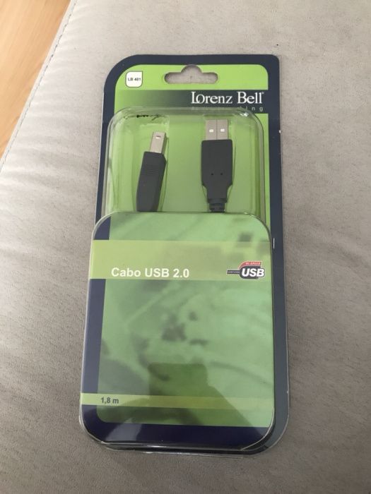 Cabo USB 2.0 Tipo AB Lorenz Bell