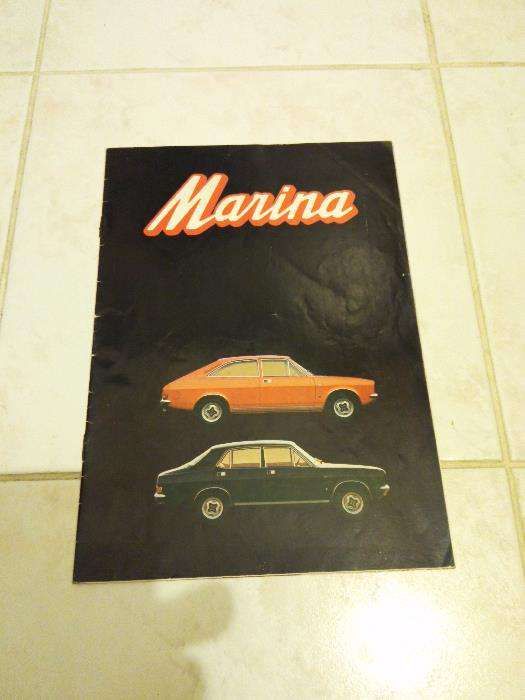 Revista antiga ( Ford Marina) Modelo S/ coupé