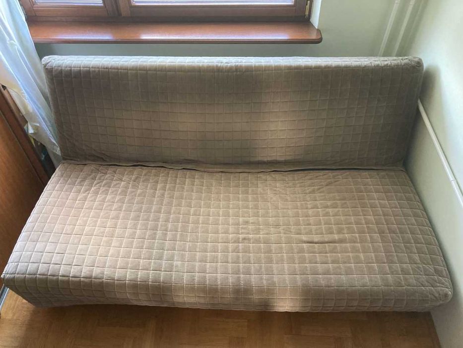 Sofa 3-osobowa IKEA rozkładana z pojemnikiem i zdejmowanym pokrowcem