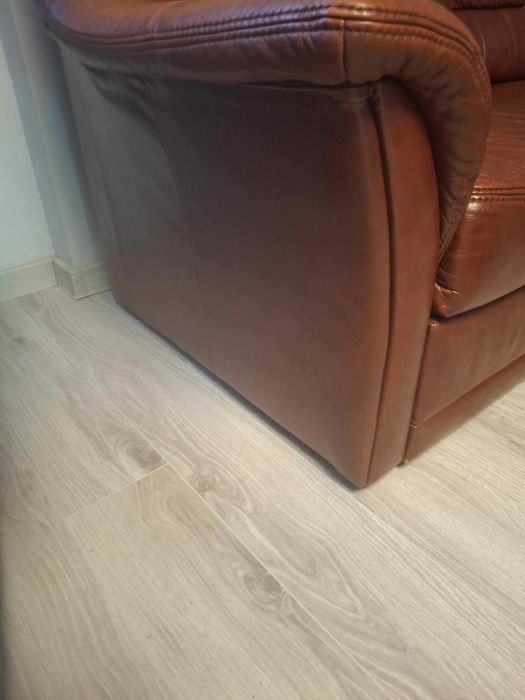 Narożnik naturalna skóra licowa