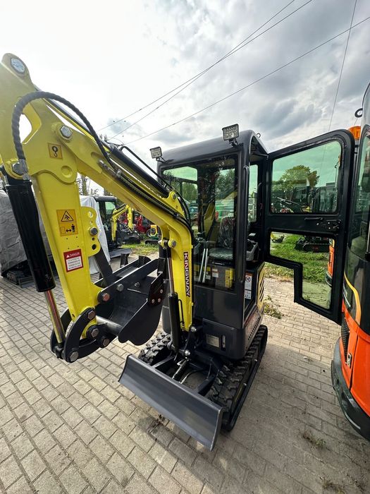 Kingway BAGGER 1000J RS  NOWA Minikoparka Kingway Yama H95 1,2T JOISTICK 3 łyżki RAMIĘ SKRĘTNE