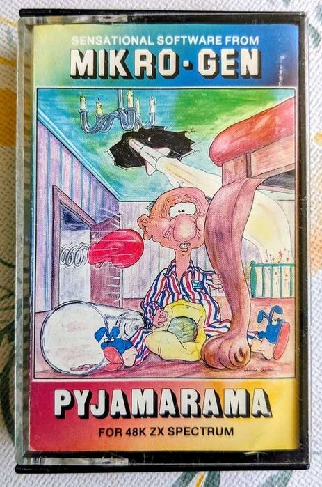 Jogo original ZX Spectrum - PYJAMARAMA (1984)