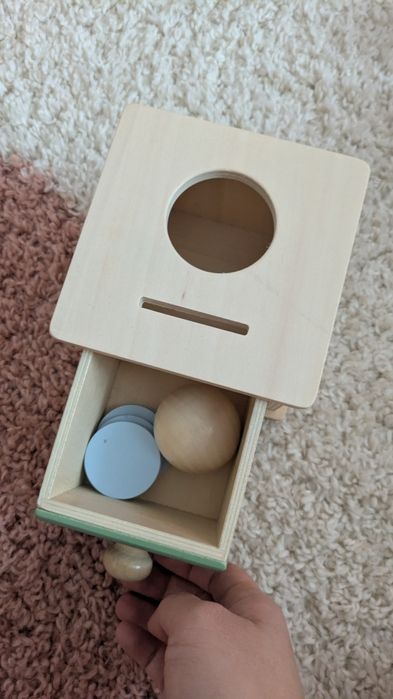 Zestaw 3 drewnianych zabawek Montessori