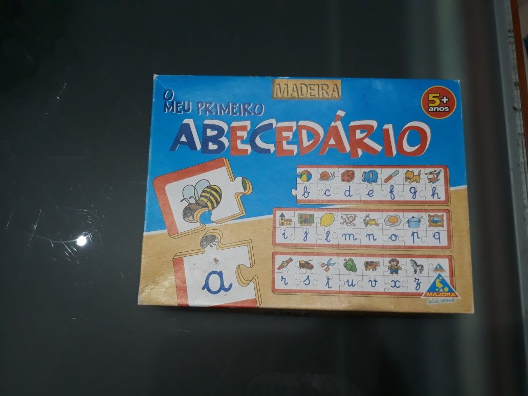 Jogos didáticos- puzzles, sílabas, abecedário e habitat dos animsis