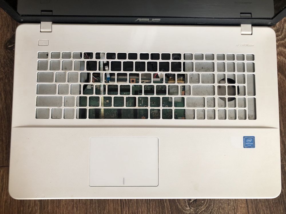 Ноутбук ASUS X751SJ-TY002D разборка, запчасти (ЧИТАЕМ!)