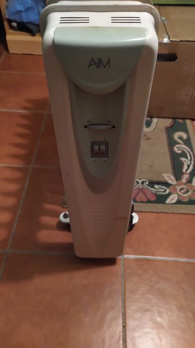 Aquecedor a óleo.