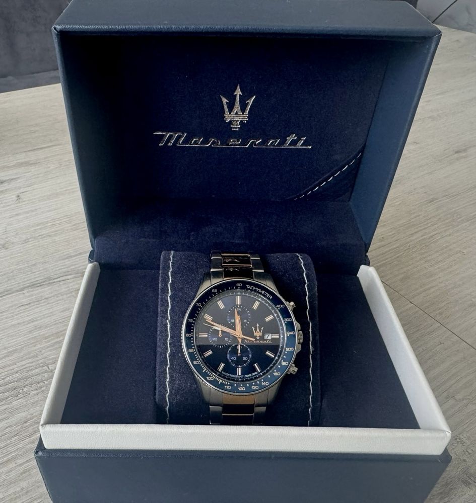 Elegancki męski zegarek Maserati