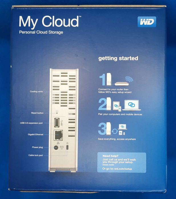 Disco Externo 3 TB - WD - My Cloud - NAS - Nuvem