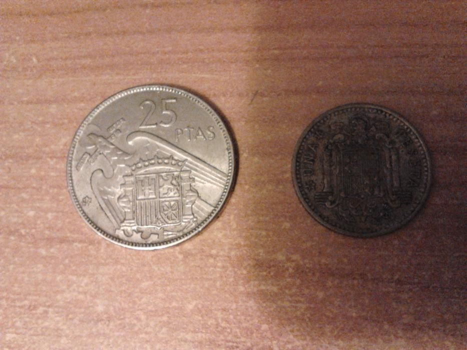 Монеты Испании 1957,1966 г.