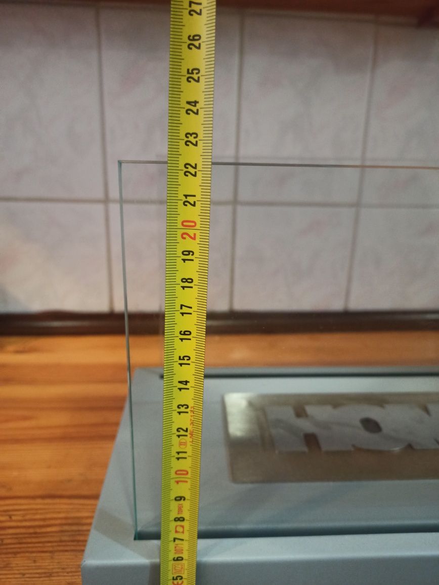 Biokominek home  srebrny