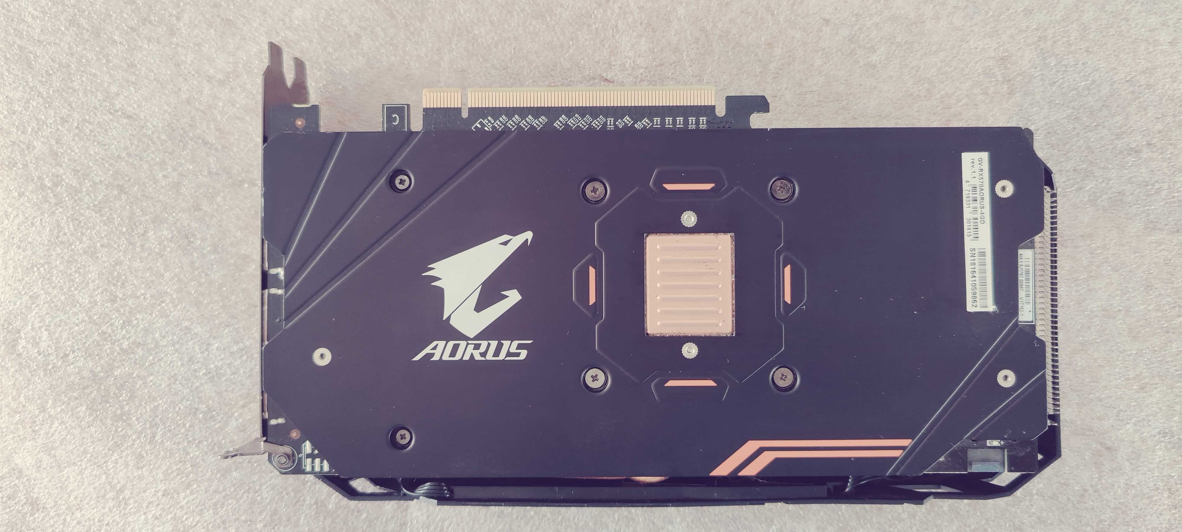 Gigabyte Radeon RX 570 AORUS 4GB GDDR5 (256 bit)– sprawna, używana.