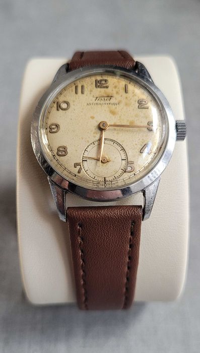 Zegarek Tissot Antimagnetique z lat 50-tych. Świeżo po serwisie.